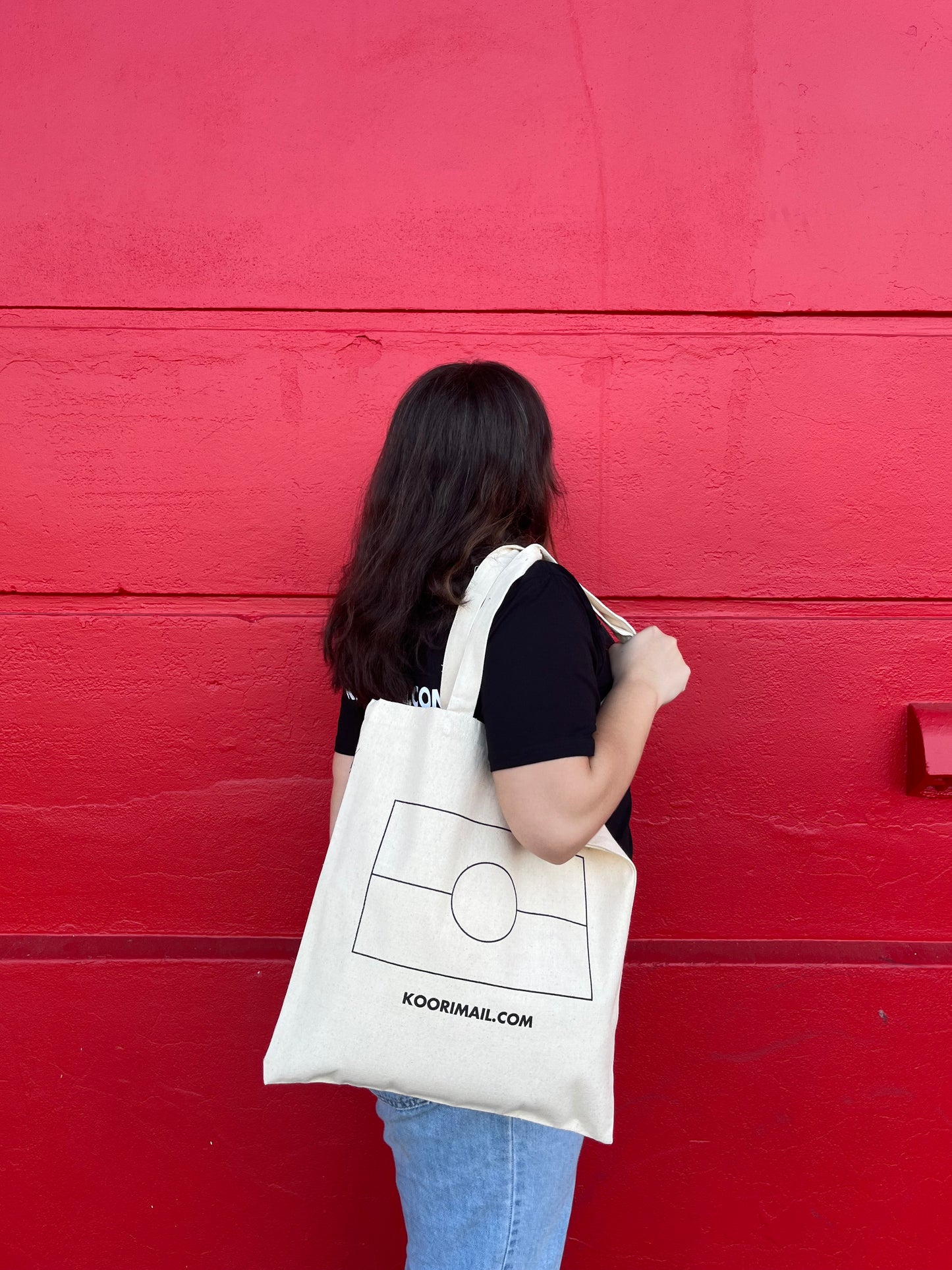 Aboriginal Flag Canvas Tote Bag